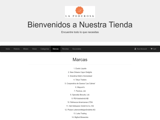BootsTrap/PAGINAS/Marcas screenshot