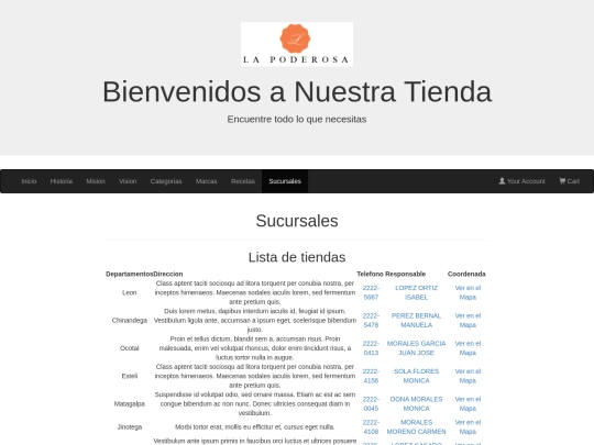 BootsTrap/PAGINAS/Sucursales screenshot