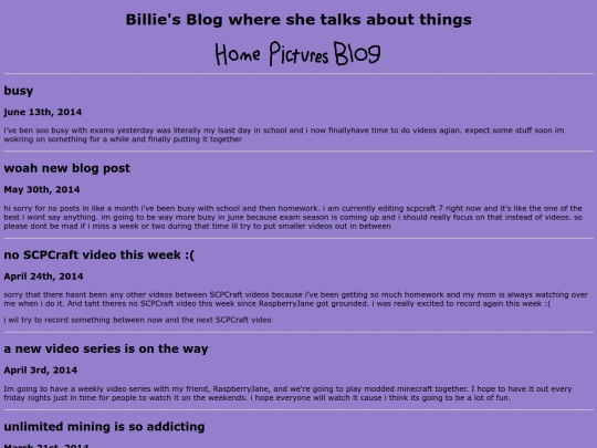 blog screenshot