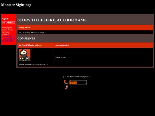 monstersightings/stories/storytemplate screenshot