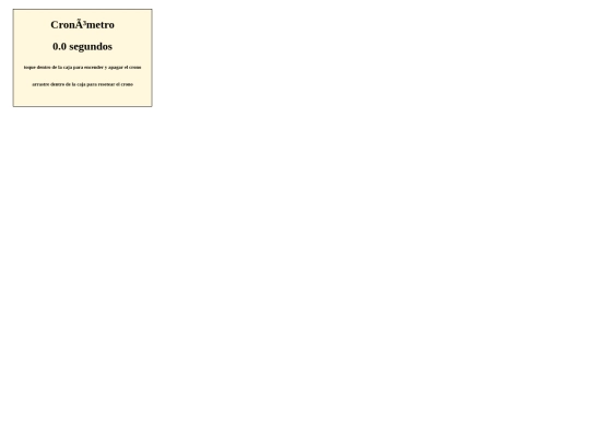cronometro screenshot
