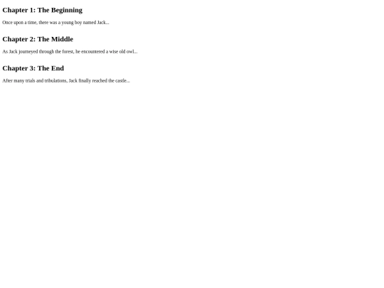 Story screenshot