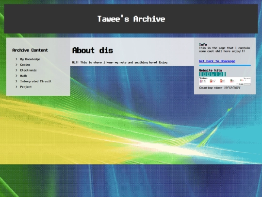 archive screenshot