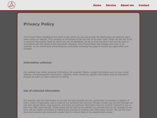 Privacidad screenshot