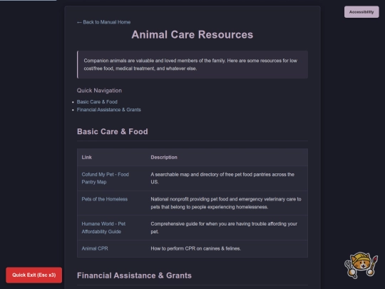 animal-care screenshot