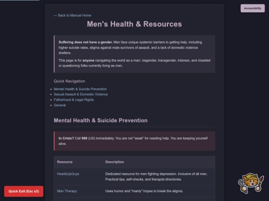 mens-resources screenshot