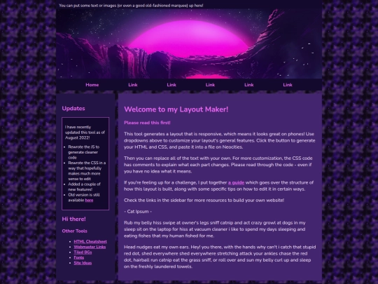 Menu/layout2 screenshot