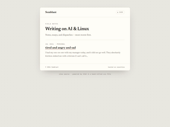 blog screenshot