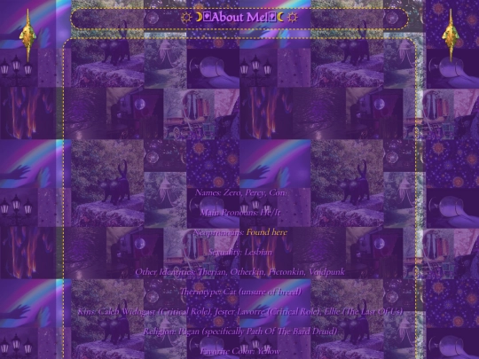 about-me screenshot