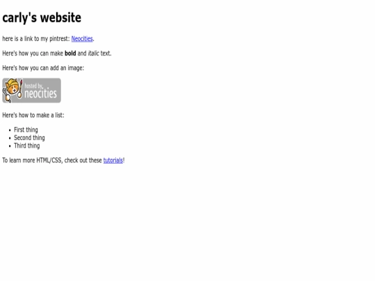 index screenshot