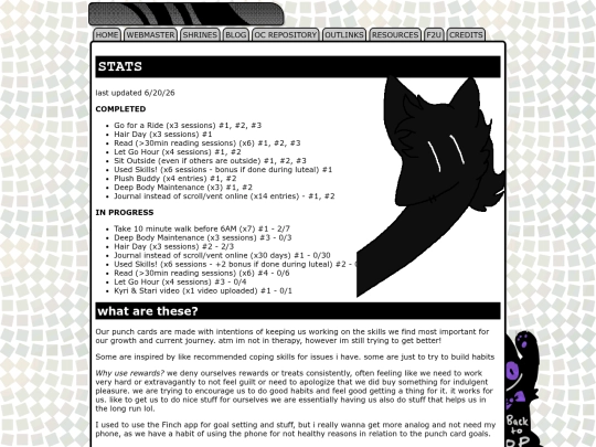 blogs/punchcards screenshot
