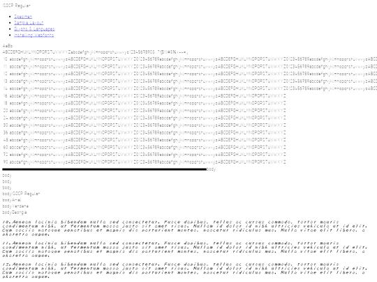 font/isocp__-demo screenshot