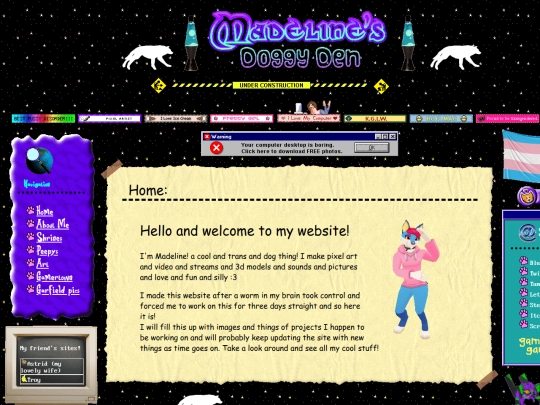 homepage screenshot