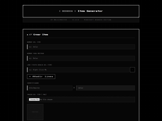 Items_Generators screenshot