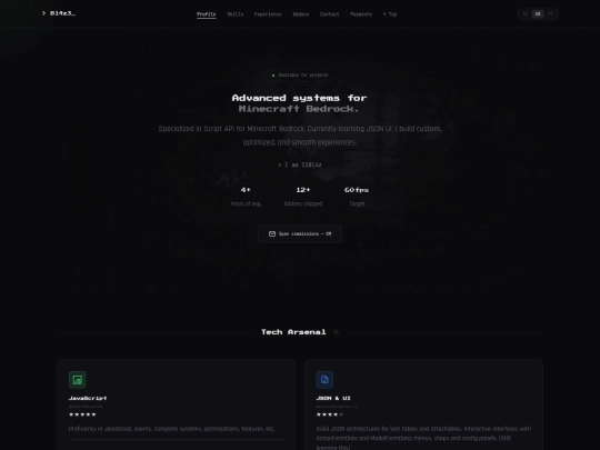 Manifest/portafolio screenshot