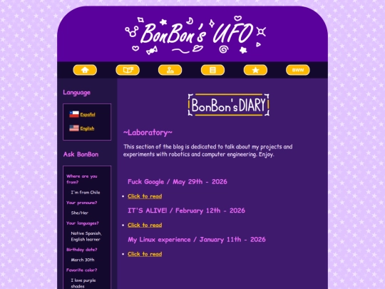 blog/lab screenshot