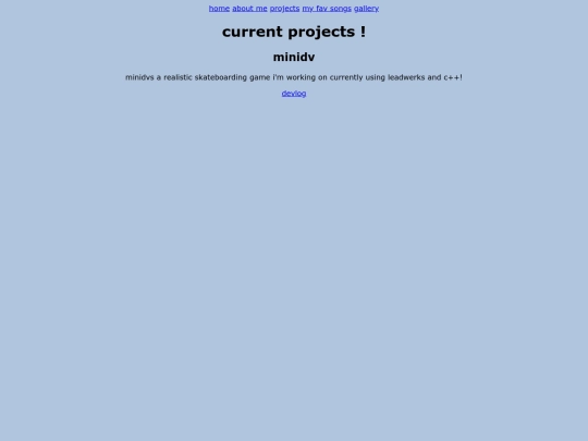 current_projects screenshot