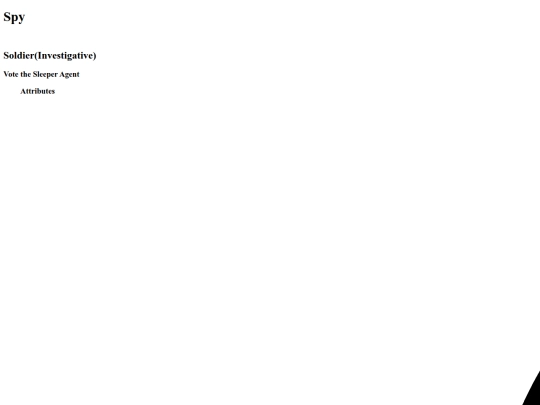 Projects/Sleeper Agent/Spy screenshot