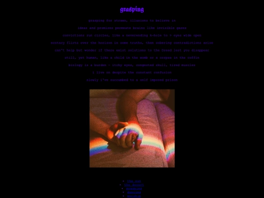 grasping screenshot