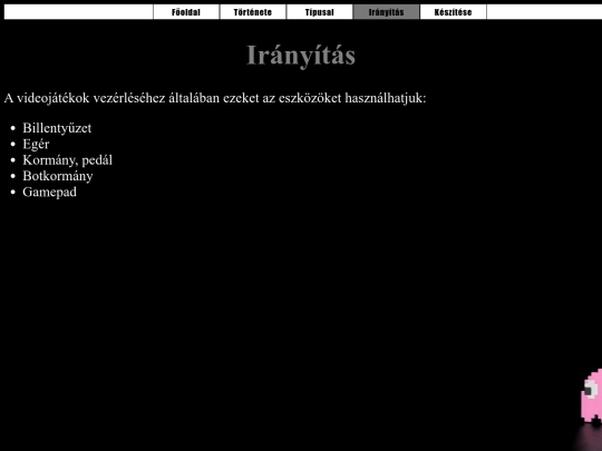 iranyitas screenshot