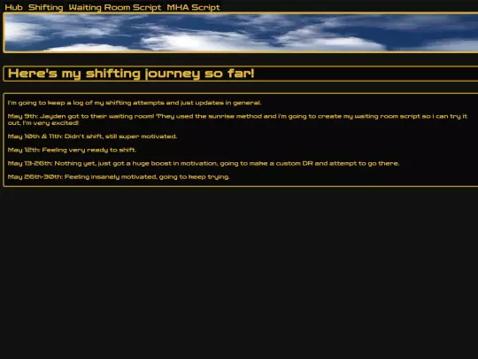 shifting/shiftingjourney screenshot