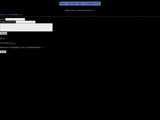 comments screenshot