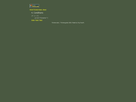 Basics/page4 screenshot