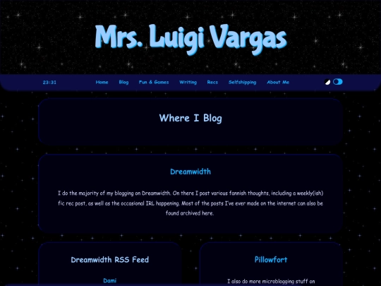 blog screenshot
