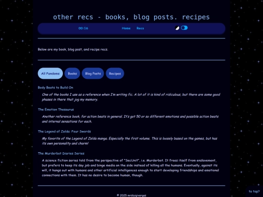 recs/other-recs/book-blogging-recipe-recs screenshot