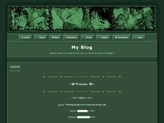 blog screenshot