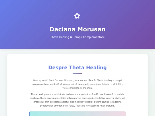 Site/theta-healing-website screenshot