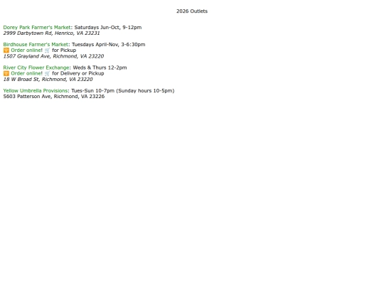 Outlets screenshot