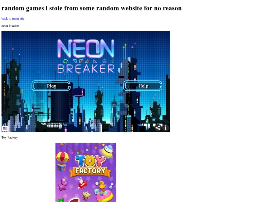 games screenshot