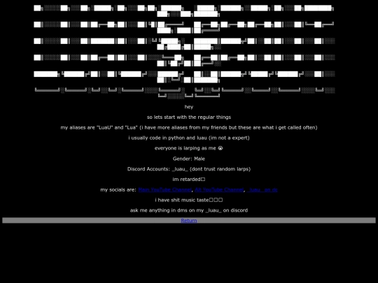 aboutme screenshot