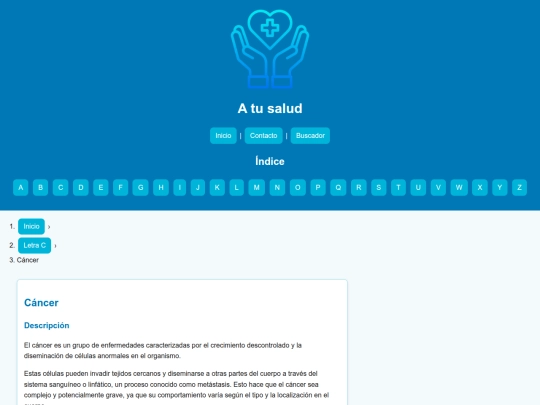 articulos/cancer screenshot