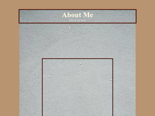 aboutme screenshot
