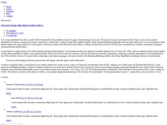 blog-single screenshot