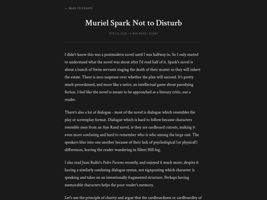 essays/spark screenshot