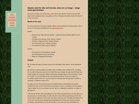 journals screenshot