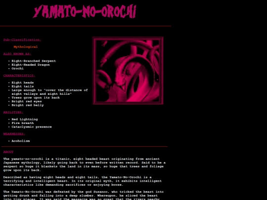 monsterfiles/yamatonoorochi screenshot