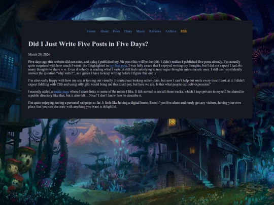 posts/did-i-just-write-five-posts-in-five-days screenshot