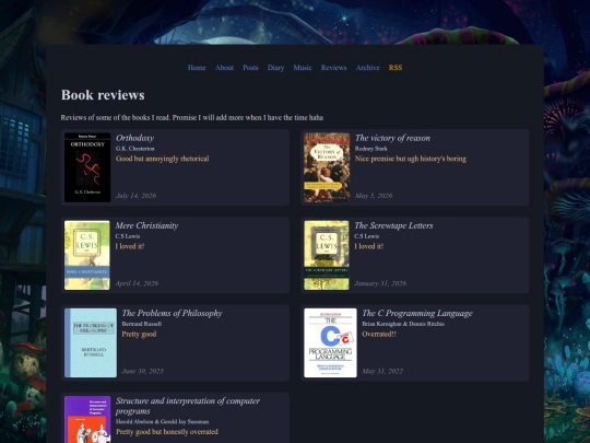 reviews screenshot