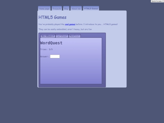 html5-games screenshot