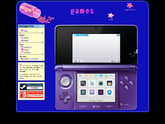 games screenshot