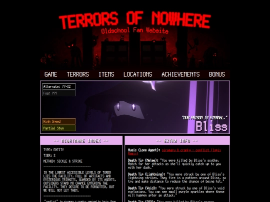 terrors/bliss screenshot