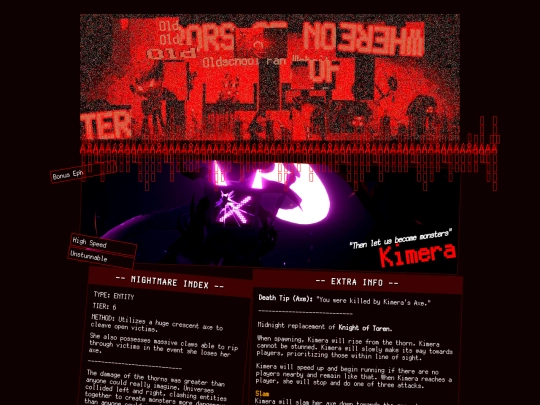 terrors/kimera screenshot