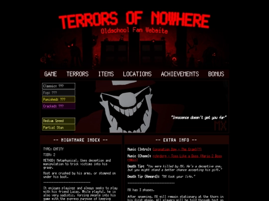 terrors/mx screenshot