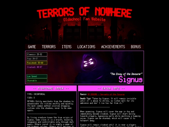 terrors/signus screenshot