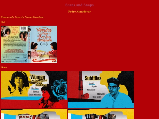 DVDs-Almodovar screenshot