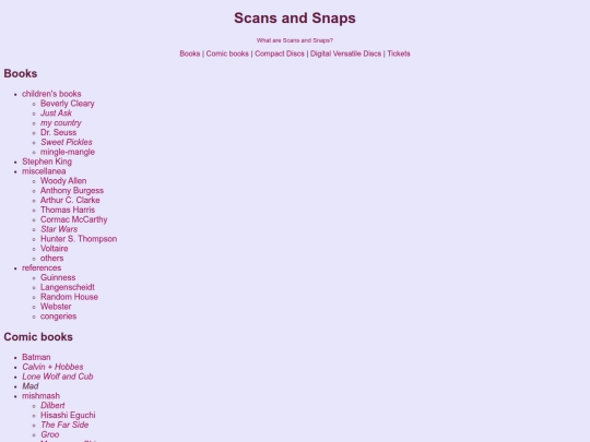 index screenshot